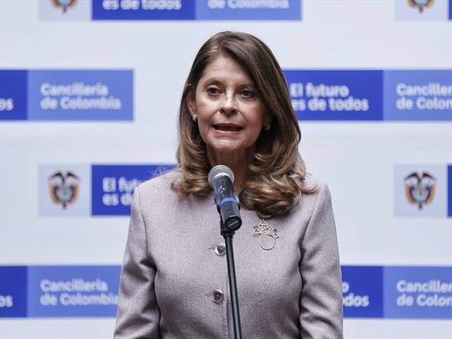 Marta Lucía Ramírez aseguró que la reunión no se llevará a cabo por la visita del secretario general de la ONU, Antonio Guterres. Foto: Colprensa