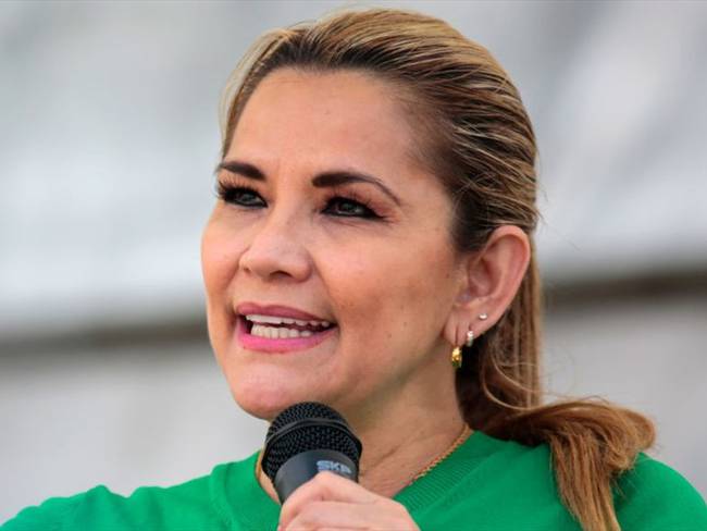 Jeanine Áñez fue señalada de genocidio a raíz de la denuncia de familiares de las víctimas de la represión de las fuerzas del orden el 15 de noviembre de 2019 . Foto: Getty Images