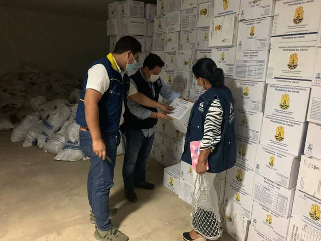 Sigue la polémica por las denuncias sobre el almacenamiento de ayudas humanitarias, Foto: Cortesía Defensoría del Pueblo Regional Córdoba