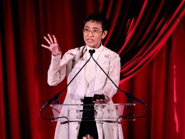 Maria Ressa. (Photo by Jamie McCarthy/Getty Images for Albie Awards)