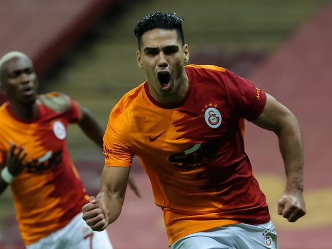 Radamel Falcao García, jugador del Galatasaray de Turquía. Foto: BSR Agency/Getty Images