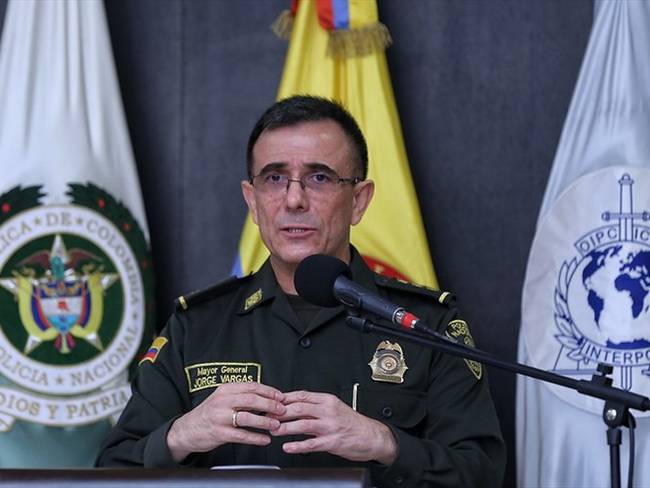 El general Jorge Luis Vargas, director de la Policía. Foto: Colprensa - Camila Díaz