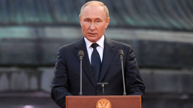 Vladimir Putin. (Photo by ILYA PITALEV/SPUTNIK/AFP via Getty Images)