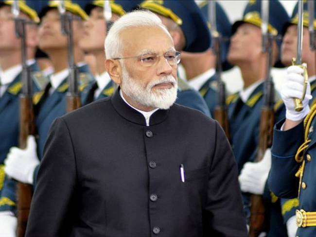Narendra Modi, primer ministro de la India. . Foto: Agencia Anadolu