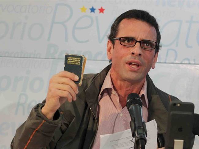Henrique Capriles, ex candidato presidencial venezolano. Foto: Agencia EFE