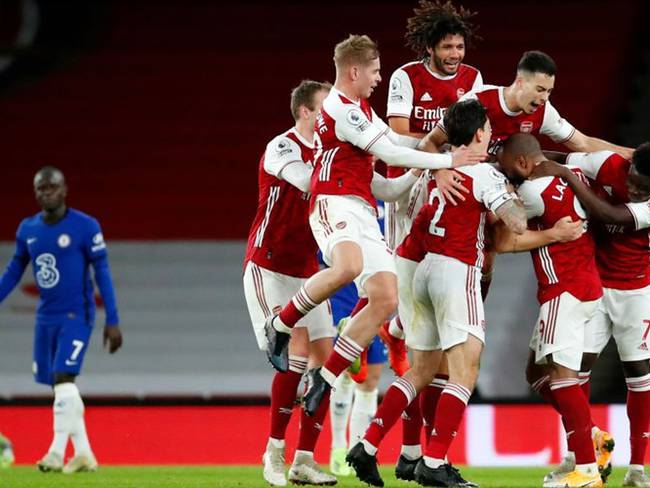 El Arsenal de Arteta frena su caída con triunfo 3-1 ante Chelsea. Foto: Getty Images