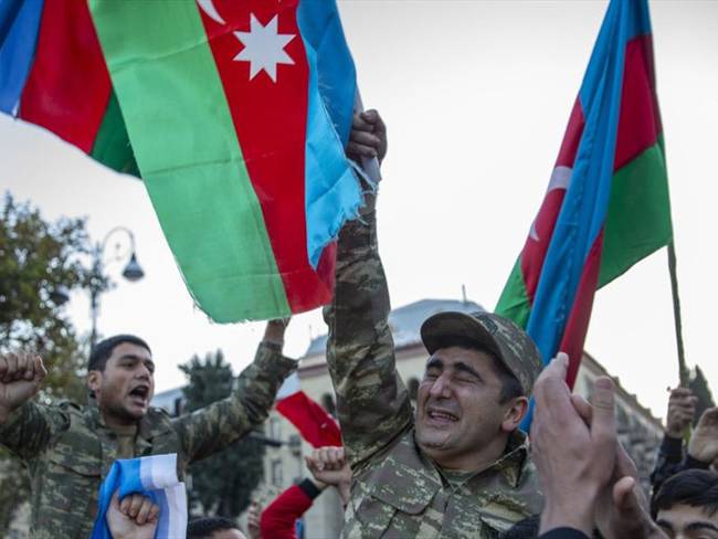 El anuncio comportó manifestaciones de alegría en Azerbaiyán. Foto: Getty Images