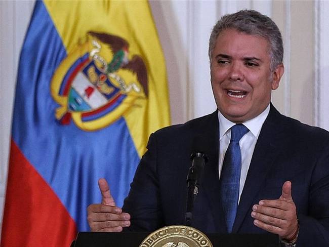 Presidente de Colombia, Iván Duque. Foto: Colprensa - Camila Díaz