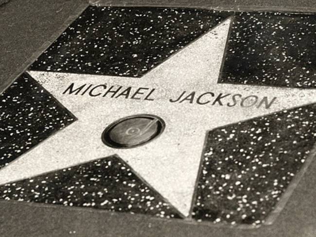 Estrella de Michael Jackson en el Walk of Fame - 1984. Foto: Getty Images