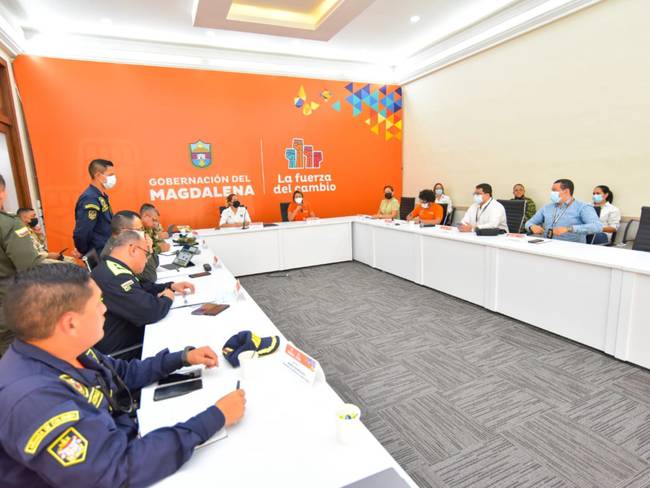 Reunión de las autoridades/ Gobernación del Magdalena 