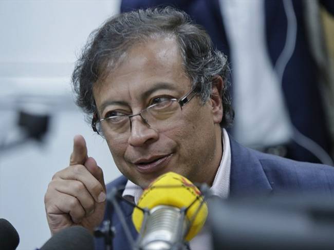 Senador colombiano Gustavo Petro. Foto: Colprensa - Álvaro Tavera