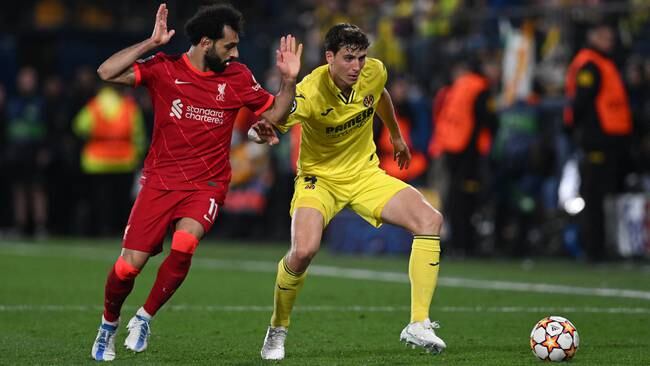 Liverpool vs Villarreal. Crédito: AFP