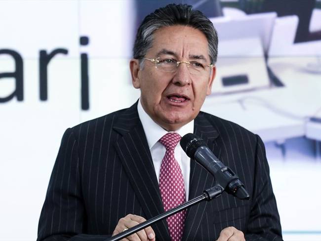 El fiscal Néstor Humberto Martínez reveló los avances en las investigaciones que se adelantan por corrupción en el sector salud. Foto: Colprensa