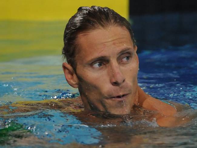 El nadador, que preparaba los Juegos de Tokio 2020, fue suspendido un año, hasta el 17 de mayo. Foto: Getty Images