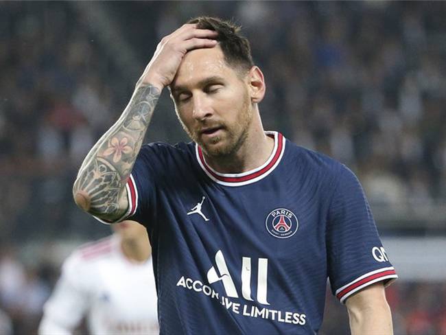 Lionel Messi, jugador del PSG sufrió una lesión. Foto: John Berry/Getty Images