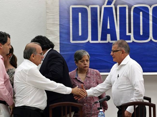 Negociadores del Gobierno y Farc en La Habana. Foto: Agencia EFE