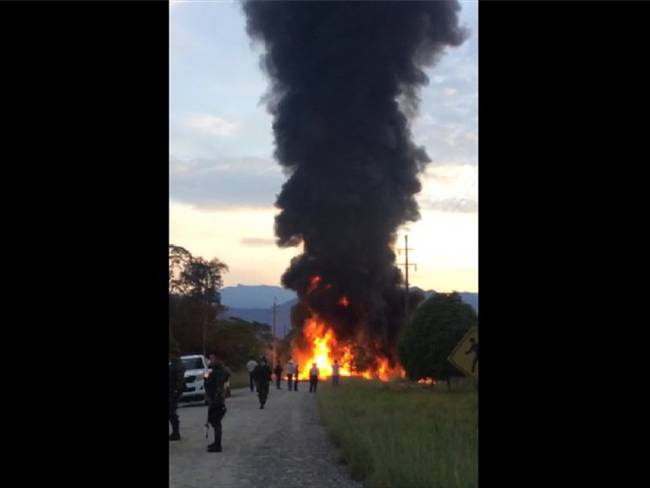 A las 5:30 a.m. de este 19 de octubre se registró un ataque a un pozo petrolero del campo Costayaco. Foto: Ejército Nacional