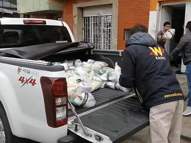 La W llegó hasta un pagadiario de uno de los barrios más vulnerables de Bogotá. Foto: Captura de pantalla