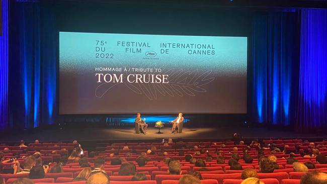 Tom Cruise fue recibido con una gran ovación en el Festival de Cannes. Foto: W Radio.