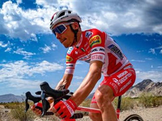 Simon Pellaud, nuevo ciclista del Androni Giocattoli Sidermec. Foto: Twitter: PellaudSimon