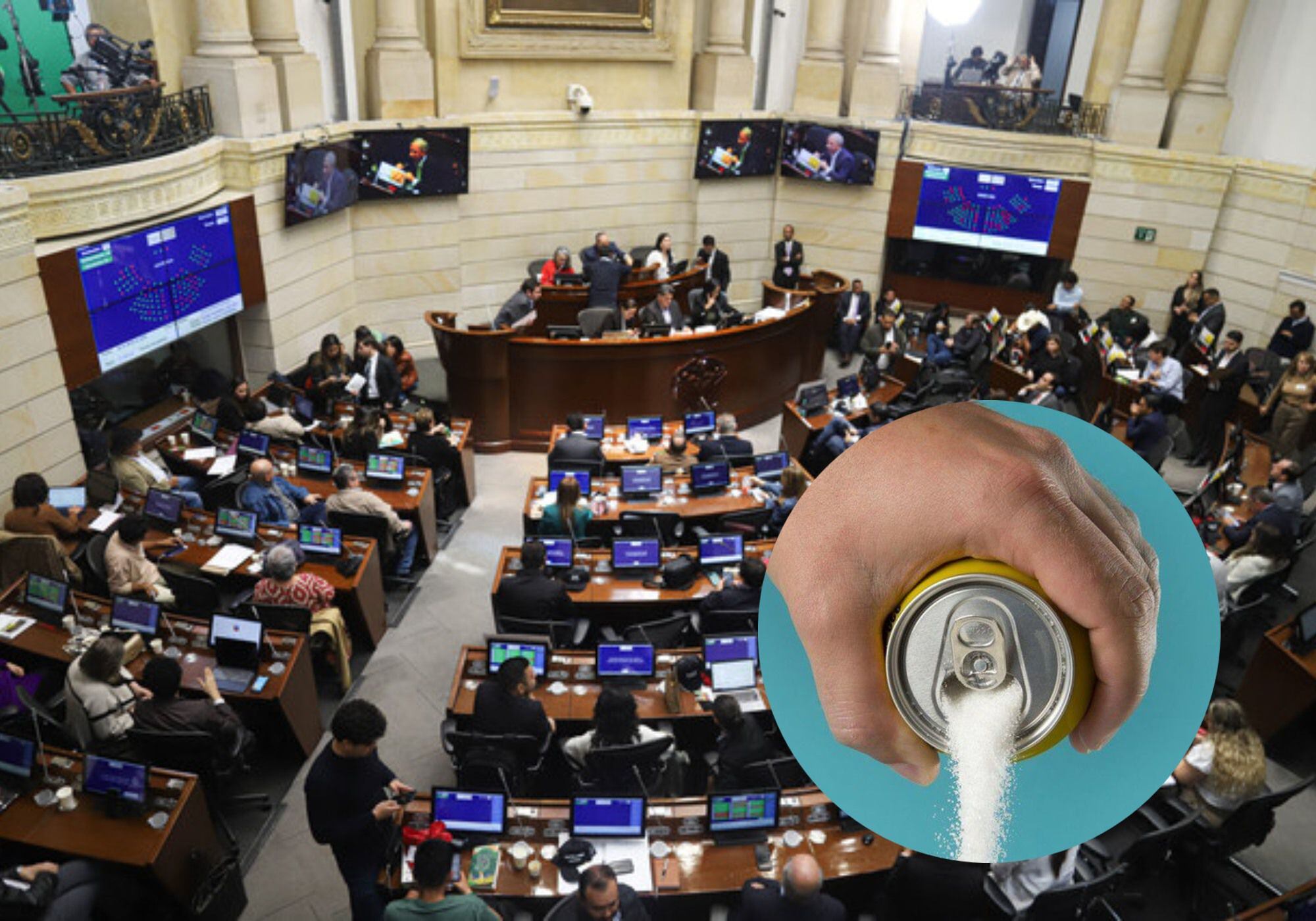 Demandan investiduras de tres congresistas que votaron contra impuestos saludables