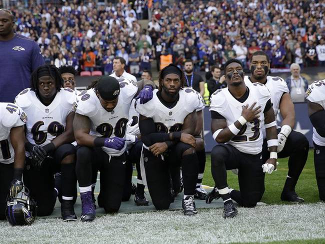 Jugadores de los Ravens de Baltimore. Foto: Associated Press - AP