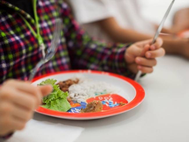 Foto de referencia de alimentación escolar. Foto: Getty Images