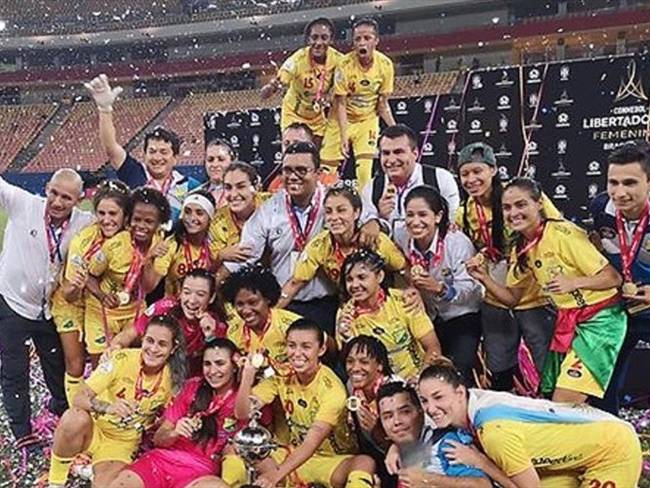 Premio de Copa Libertadores será entregado a jugadoras del Huila Femenino. Foto: Colprensa