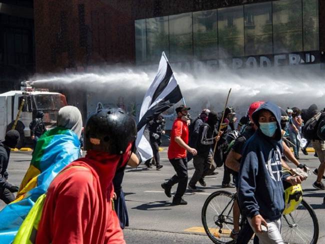 Protestas en Chile. Foto: Getty Images.