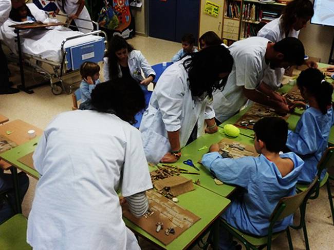 Pedagogía hospitalaria, un modelo que beneficia a niños en situación de enfermedad. Foto: Cortesía