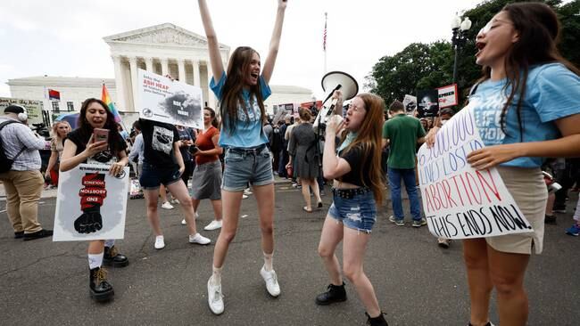 Manifestaciones en la Casa Blanca. Foto: Getty Images