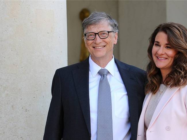 Bill Gates y Melinda Ann French. Foto: Frederic Stevens/Getty Images