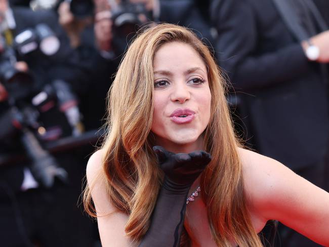 CANNES, FRANCE - MAY 25: Shakira attends the screening of &quot;Elvis&quot; during the 75th annual Cannes film festival at Palais des Festivals on May 25, 2022 in Cannes, France. (Photo by Vittorio Zunino Celotto/Getty Images)