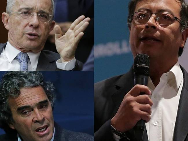 Álvaro Uribe y Sergio Fajardo negaron los señalamientos del senador Gustavo Petro. Foto: Colprensa