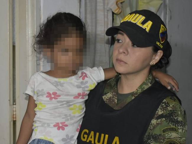 Rescatan en Cali a menor que había sido secuestrada por su padrastro en Venezuela. Foto: Erika Rebolledo