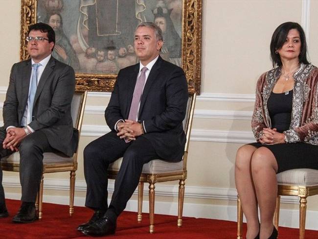 El presidente Iván Duque divulgó el decreto que permite el retiro de cesantías . Foto: Fondo Nacional del Ahorro