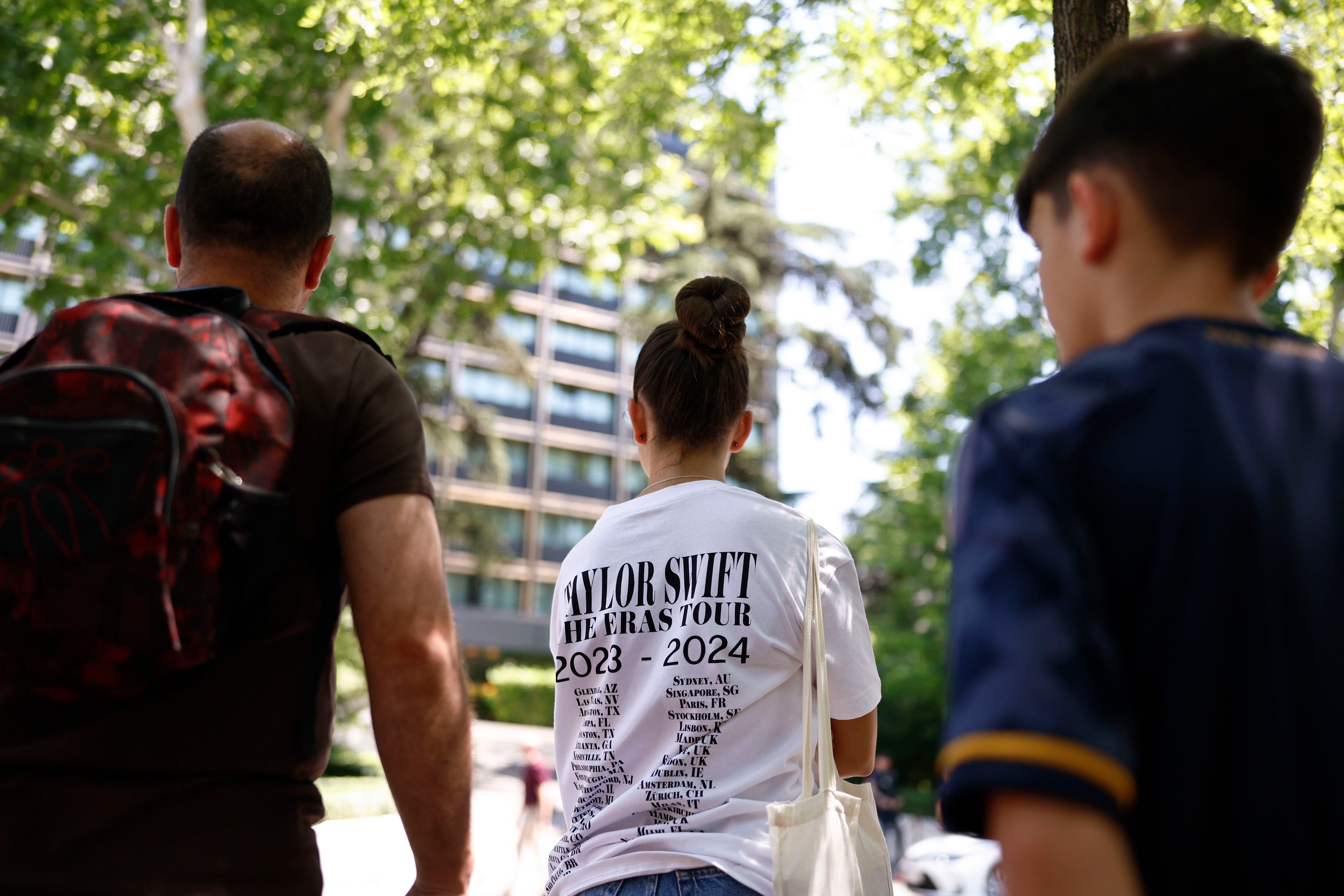 Madrid se prepara para el primer concierto de Taylor Swift en el Santiago Bernabéu