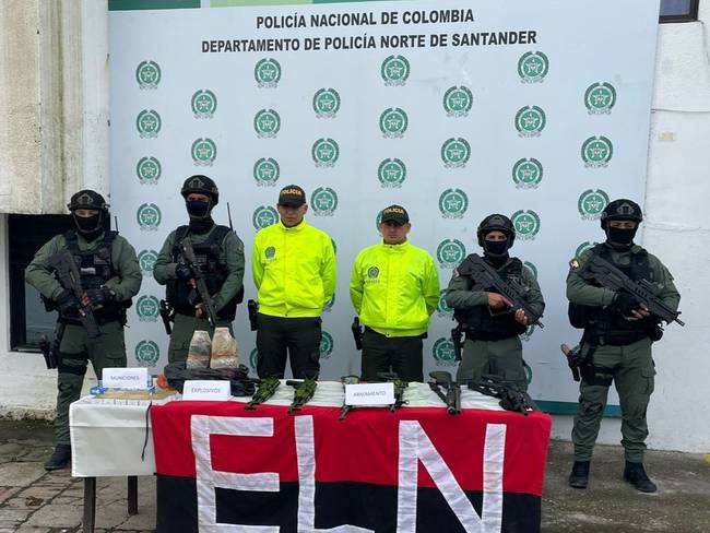 Incautado arsenal de guerra del ELN en Ocaña, Norte de Santander- Policía de Norte de Santander