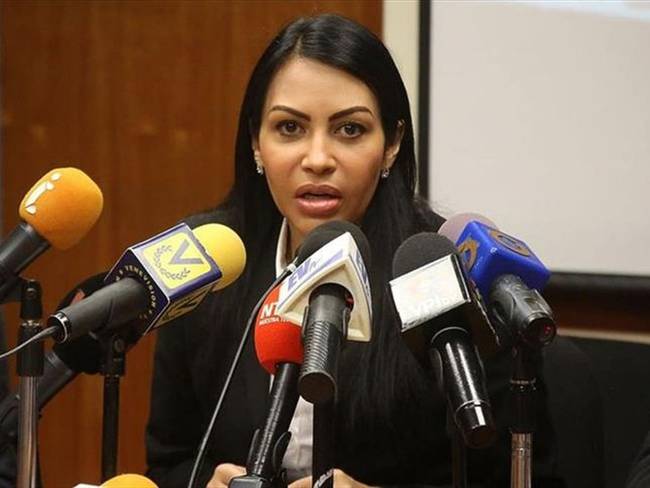 Diputada de la Asamblea Nacional de Venezuela, Delsa Solórzano. Foto: Agencia Anadolu