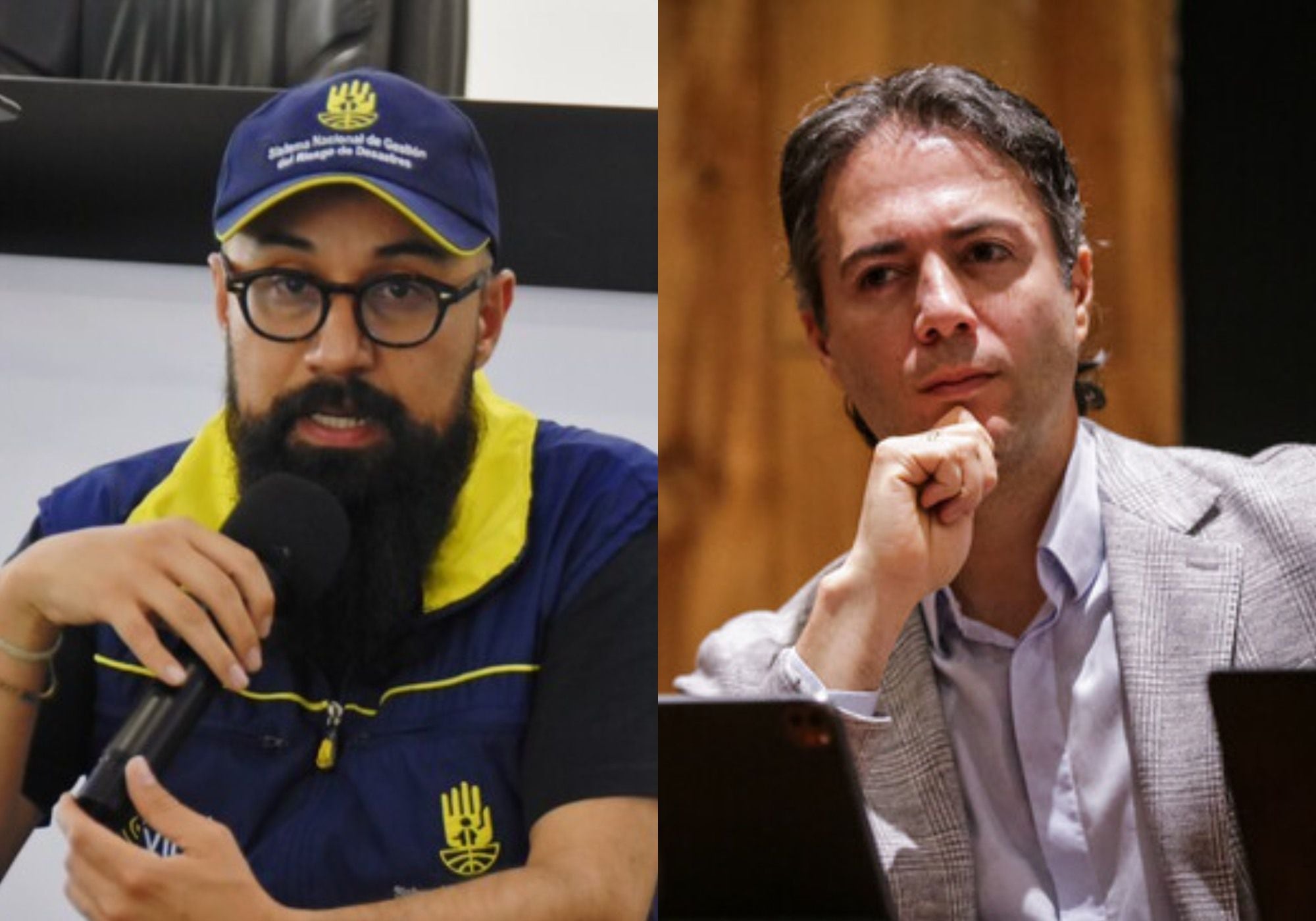 Acalorado debate entre Carlos Carrillo y Daniel Quintero por la UNGRD