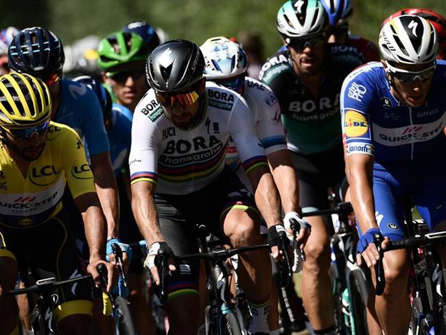 Fernando Gaviria en el Tour de Francia. Foto: Getty Images