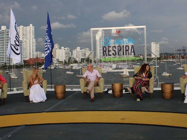 Primer conversatorio &#039;El Caribe Respira&#039;. Foto: Redacción W Radio