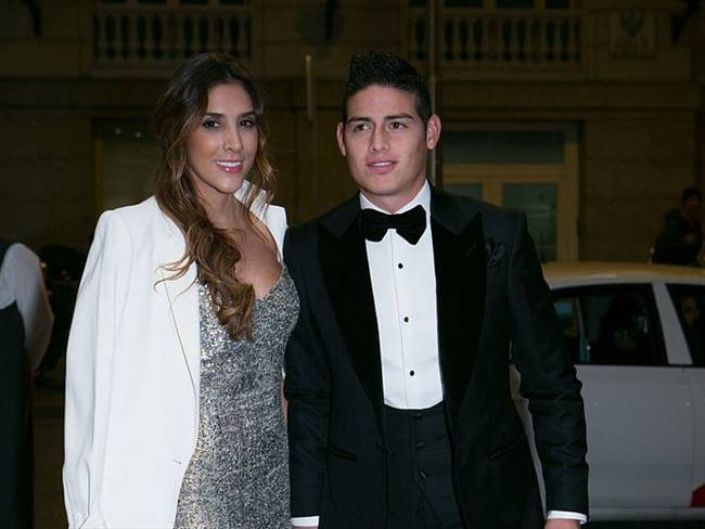Daniela Ospina y James Rodríguez estuvieron como familia en cumpleaños de su hija. Foto: Getty Images