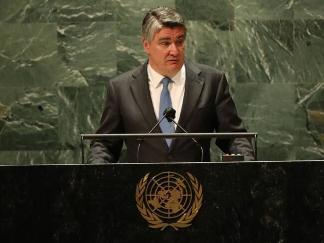 Presidente de Croacia, Zoran Milanovic. Foto: Spencer Platt/Getty Images
