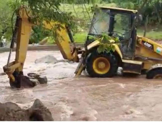 Varios sectores afectados por las lluvias en Supía, Caldas. Crédito: Alcaldía de Supía, Caldas.