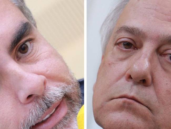 Los senadores Armando Benedetti y José Obdulio Gaviria. Foto: Redacción W Radio
