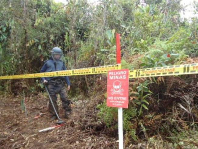 Un muerto y tres heridos deja explosión de una mina antipersonal en Tierralta. Foto: Colprensa (referencia).
