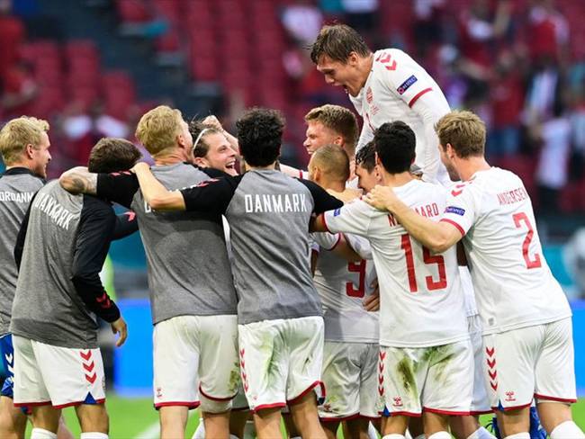 Dinamarca golea y es la primera en cuartos de final de la Eurocopa. Foto: Getty Images