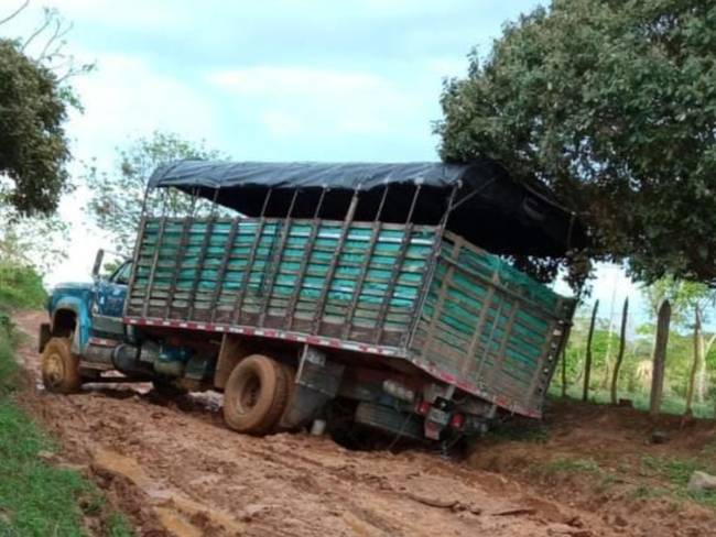 Campesinos alertan por estado de las vías en la zona rural de Lorica, Córdoba