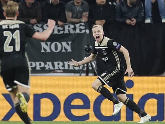 Ajax derrota por 2-1 a la Juventus y se mete en semifinales de Champions. Foto: Getty Images